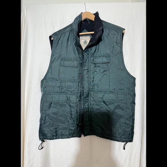 Northwest Territory Other - Northwest Territory Green Waterproof Utility Vest Fleece Interior Mens‎ Size M